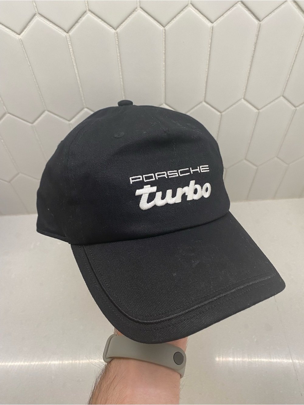 Porsche Turbo Puma Strap Back Hat Black 911 912 Gt4 Automotive Racing - Picture 5 of 9